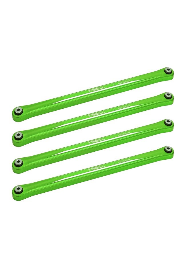 TREAL Aluminum 7075 Lower 4-Link Bar Set 160.5mm for Losi LMT 2.0 and Mega Truck Bog Hog/King Sling(Green) - Image 1